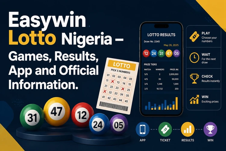 Easywin Lotto Nigeria - Games, Results, App and Official Information